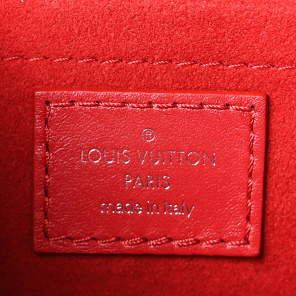 Louis Vuitton Calfskin New Wave Chain MM Ecarlate 6 of 10