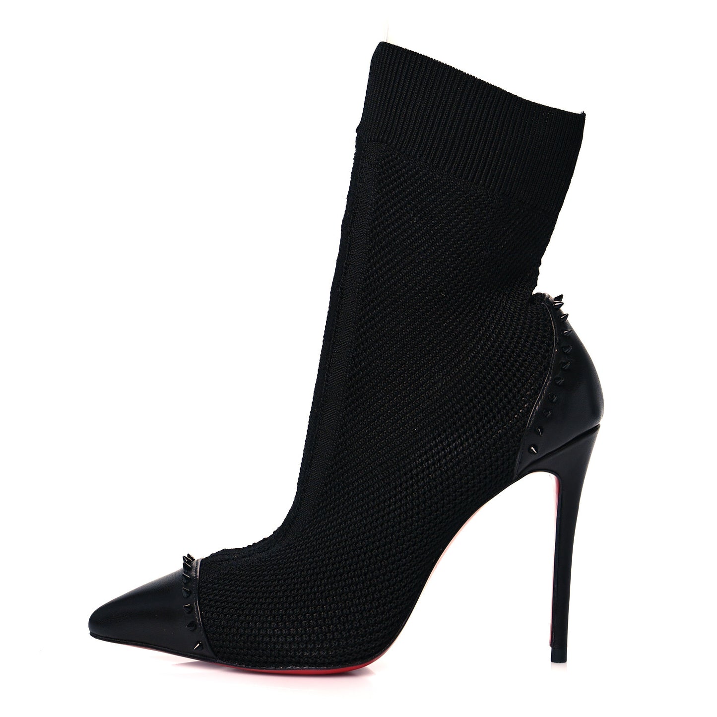 Shiny Nappa Maille Tricot Dovi Dova 100 Ankle Boots 39 Black