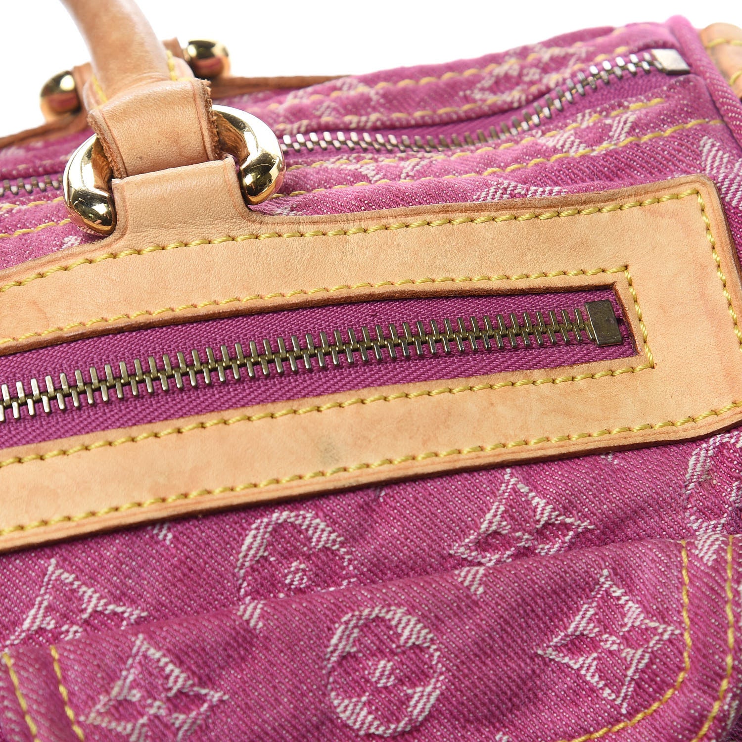 Louis Vuitton Monogram Denim Neo Speedy Fuchsia 12 of 21