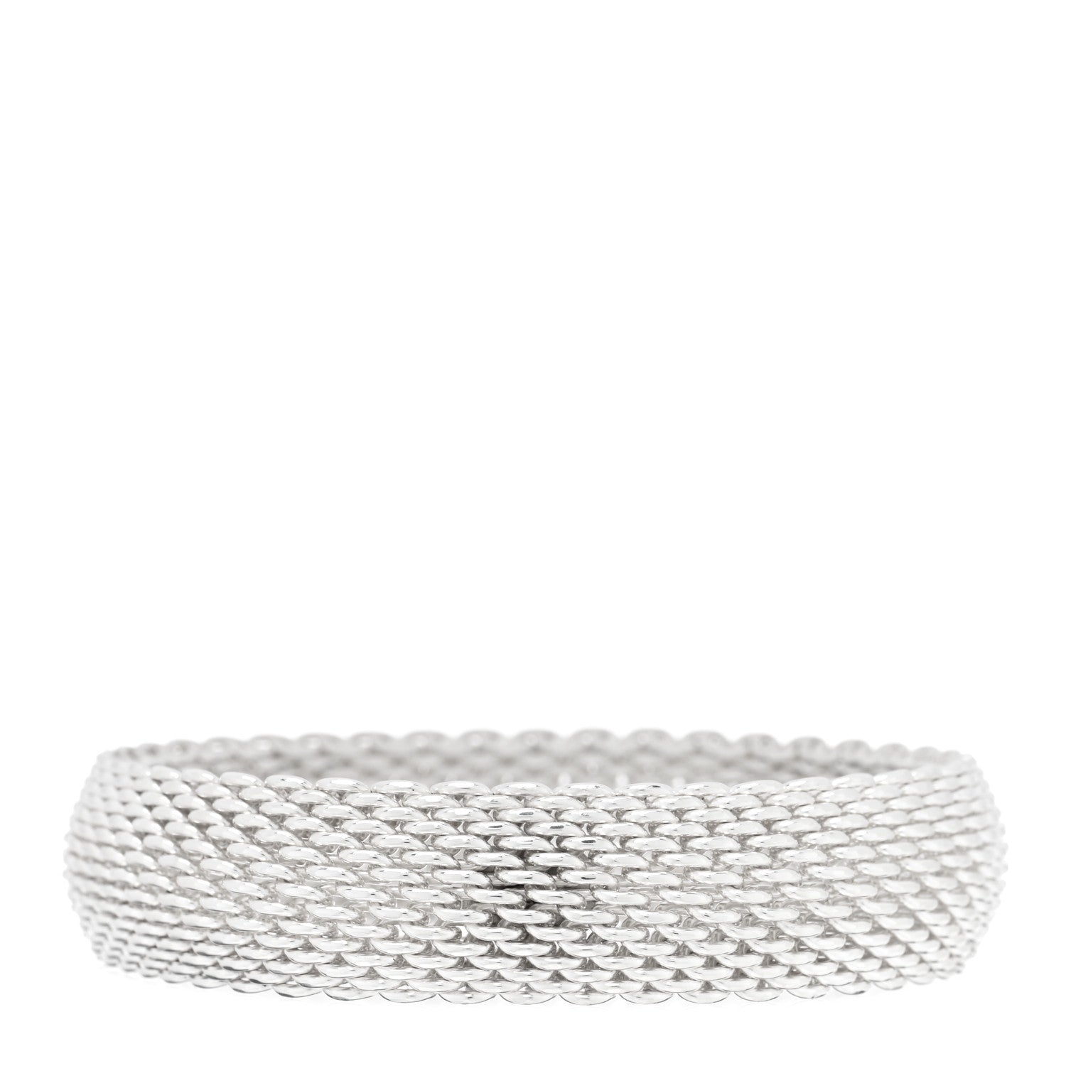 Tiffany Sterling Silver Somerset Mesh Bracelet 2 of 3