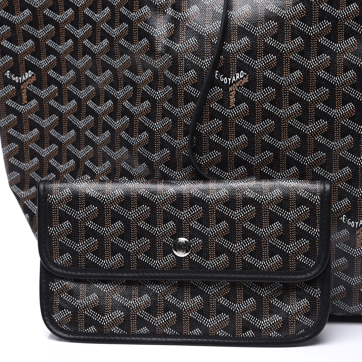 Goyard Goyardine Saint Louis GM Black 10 of 13