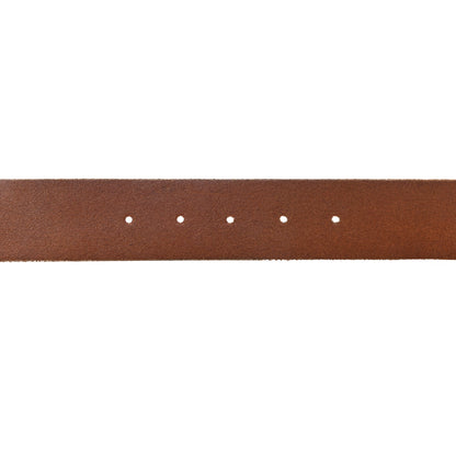 Gucci Calfskin Brass Feline Buckle Belt 80 32 Brown 5 of 11