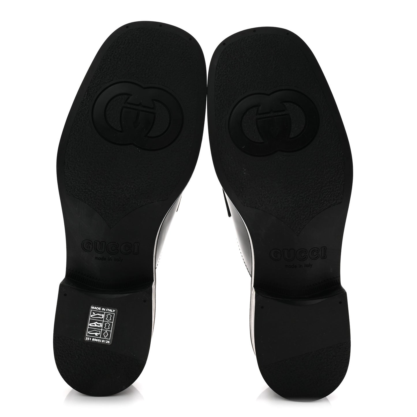 Spice Lux Womens Interlocking G Slippers 40 Black