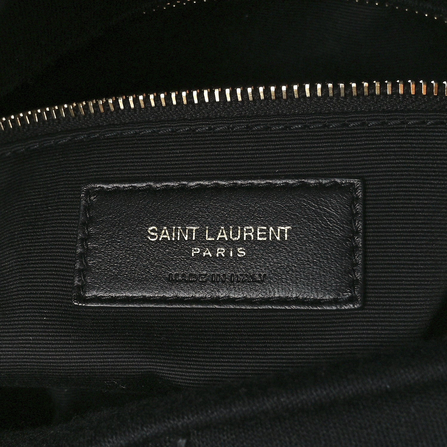 Saint Laurent Wool Jersey Quilted Medium Loulou Puffer Monogram Chain Black 6 of 11