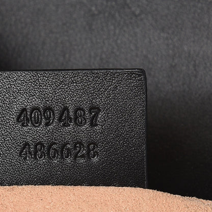 Gucci GG Supreme Monogram Bees Small Padlock Shoulder Bag Black 8 of 9