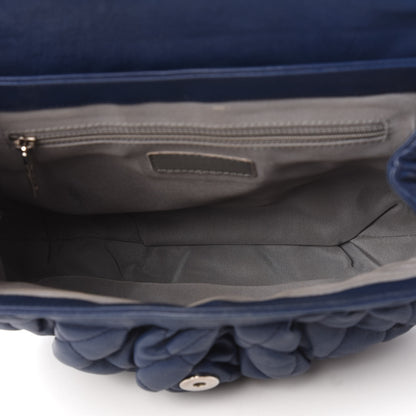 Chanel Washed Lambskin Quilted Medium Chain Around Messenger Blue 5 of 11