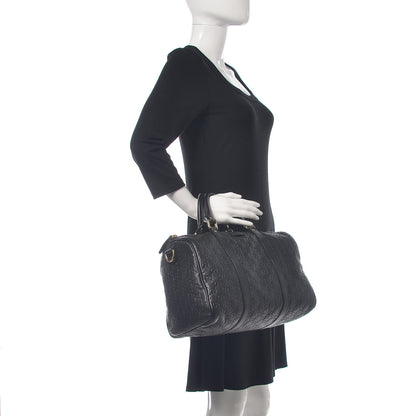 Gucci Guccissima Medium Joy Boston Black 2 of 16