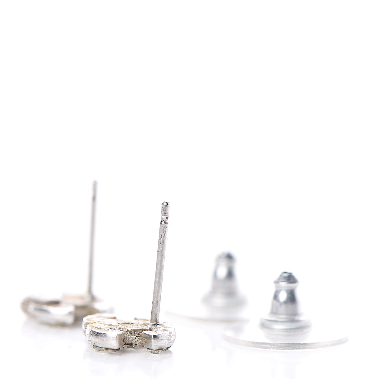 Crystal Mini Timeless CC Earrings Silver