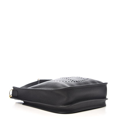 Hermes Taurillon Clemence Evelyne III PM Black 4 of 12
