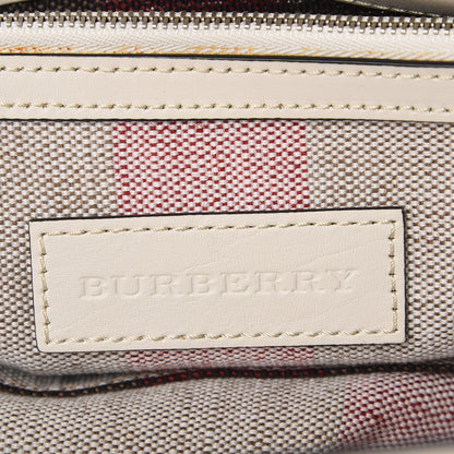 Burberry Canvas Mega Check Medium Susanna Hobo White 9 of 9