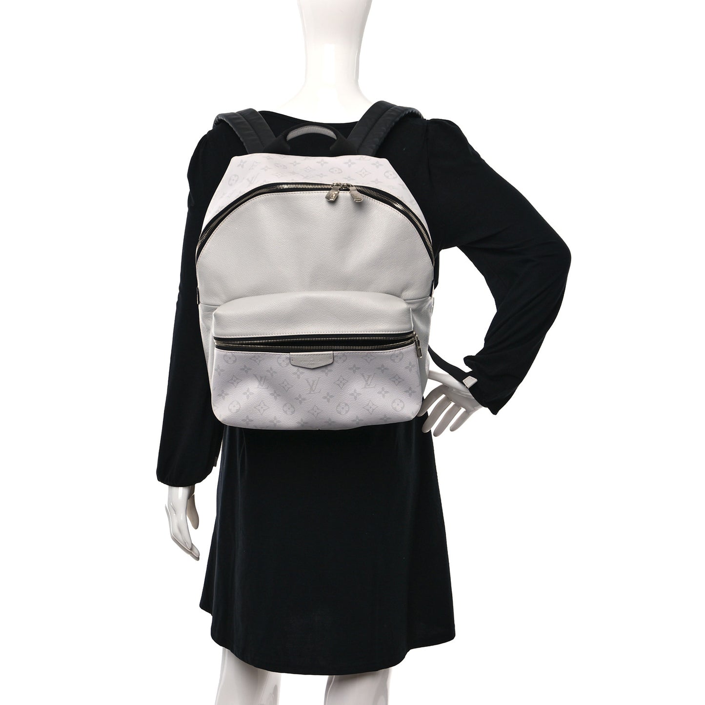 Taiga Monogram Discovery Backpack PM White