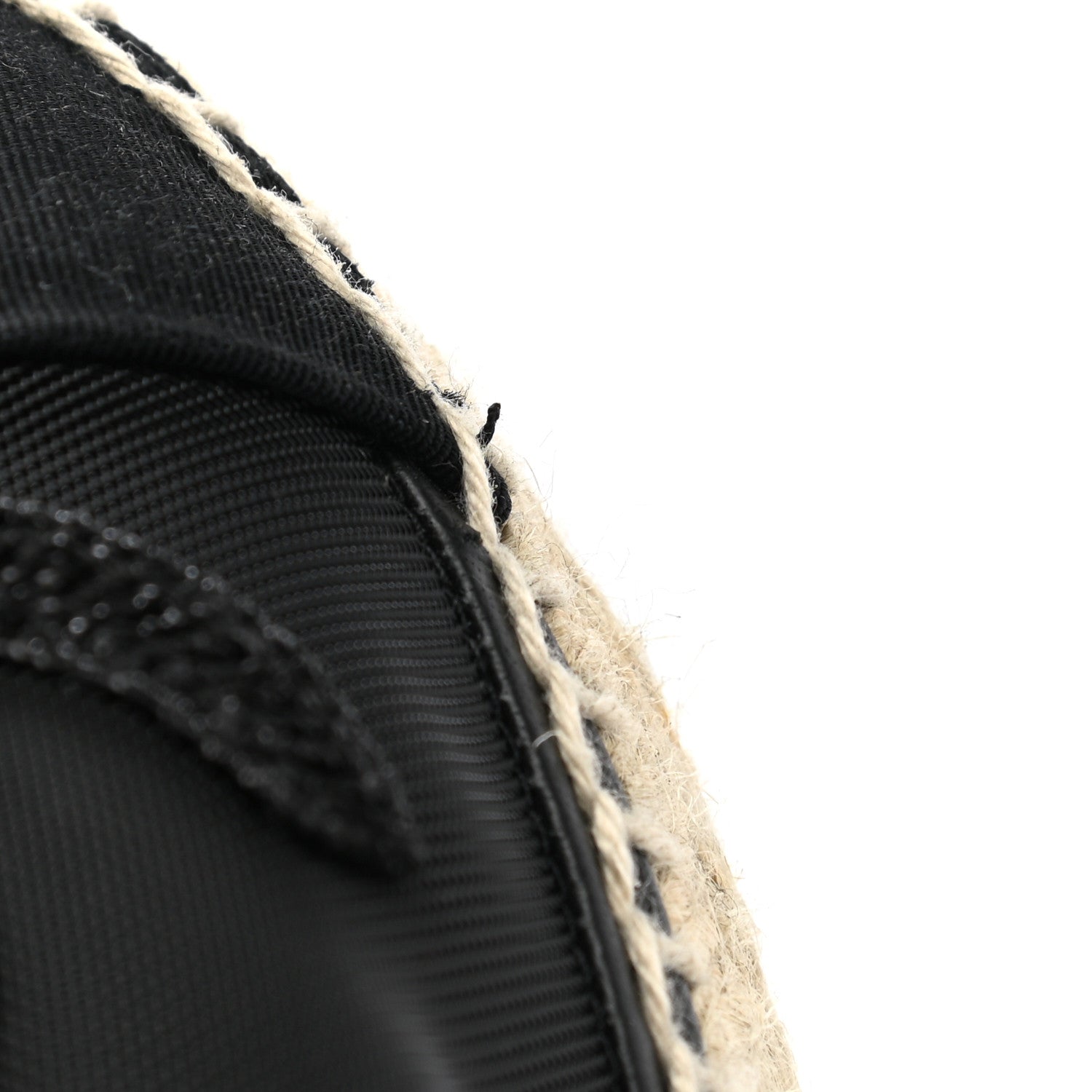 Chanel Mesh Grosgrain CC Espadrilles 38 Black 9 of 10