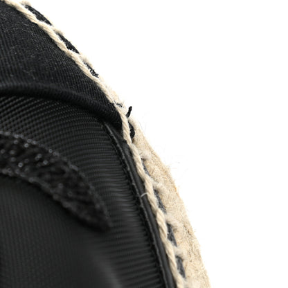 Chanel Mesh Grosgrain CC Espadrilles 38 Black 9 of 10