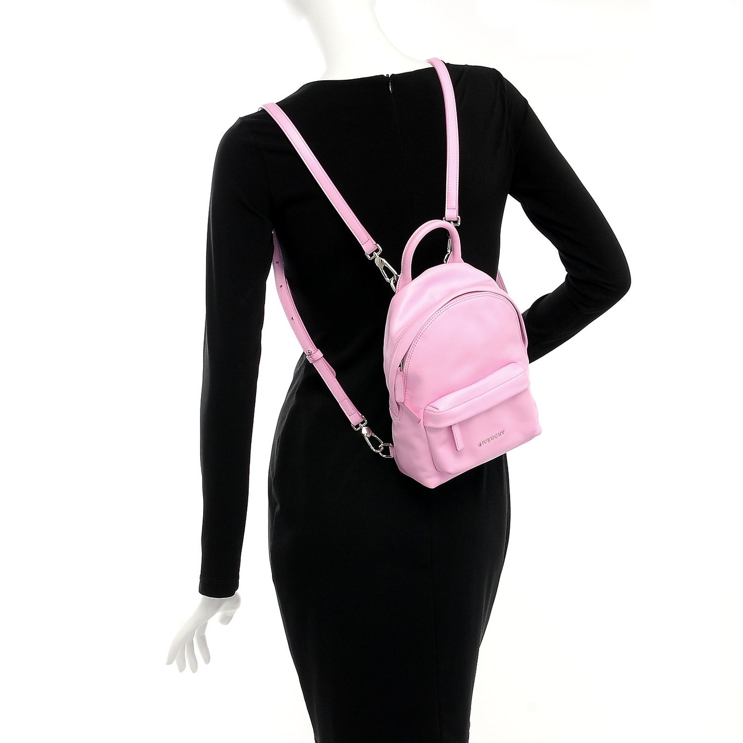 Smooth Calfskin Nano Backpack Bright Pink