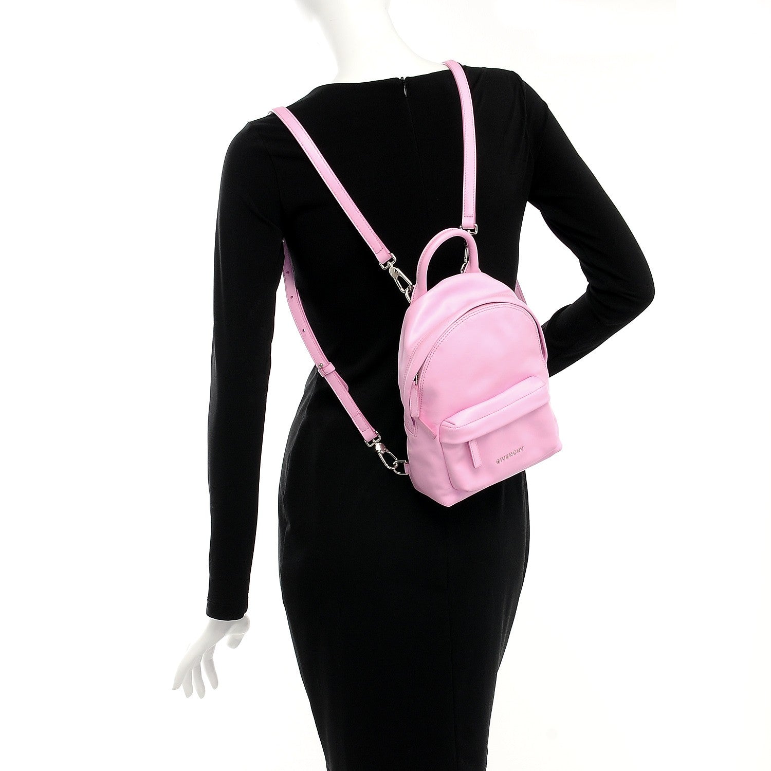 Givenchy Smooth Calfskin Nano Backpack Bright Pink 3 of 15