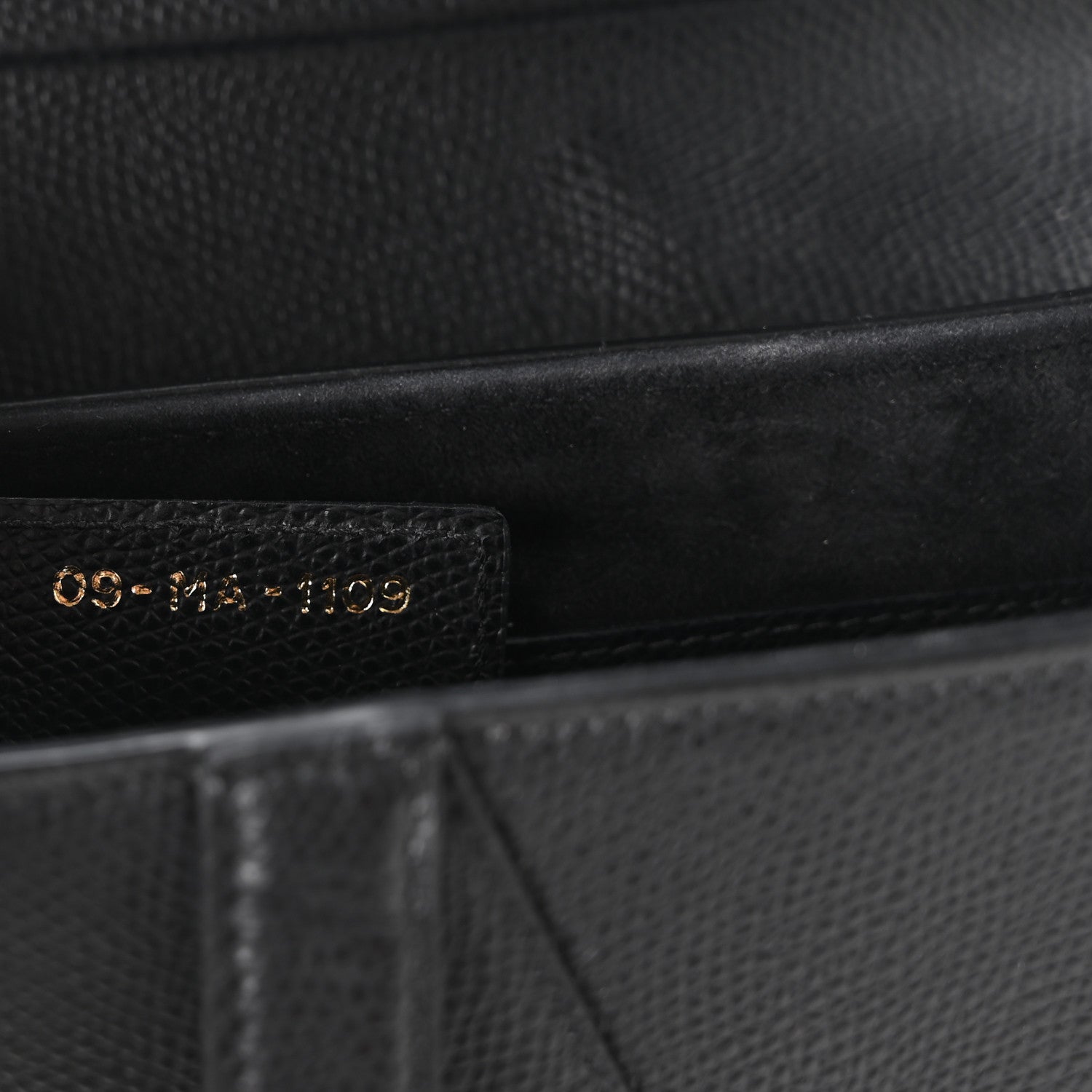 Christian Dior Grained Calfskin Saddle Bag Black 7 of 10