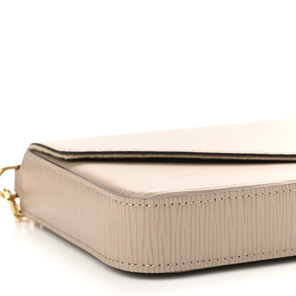Louis Vuitton Epi Felicie Pochette Chain Wallet Galet 9 of 11