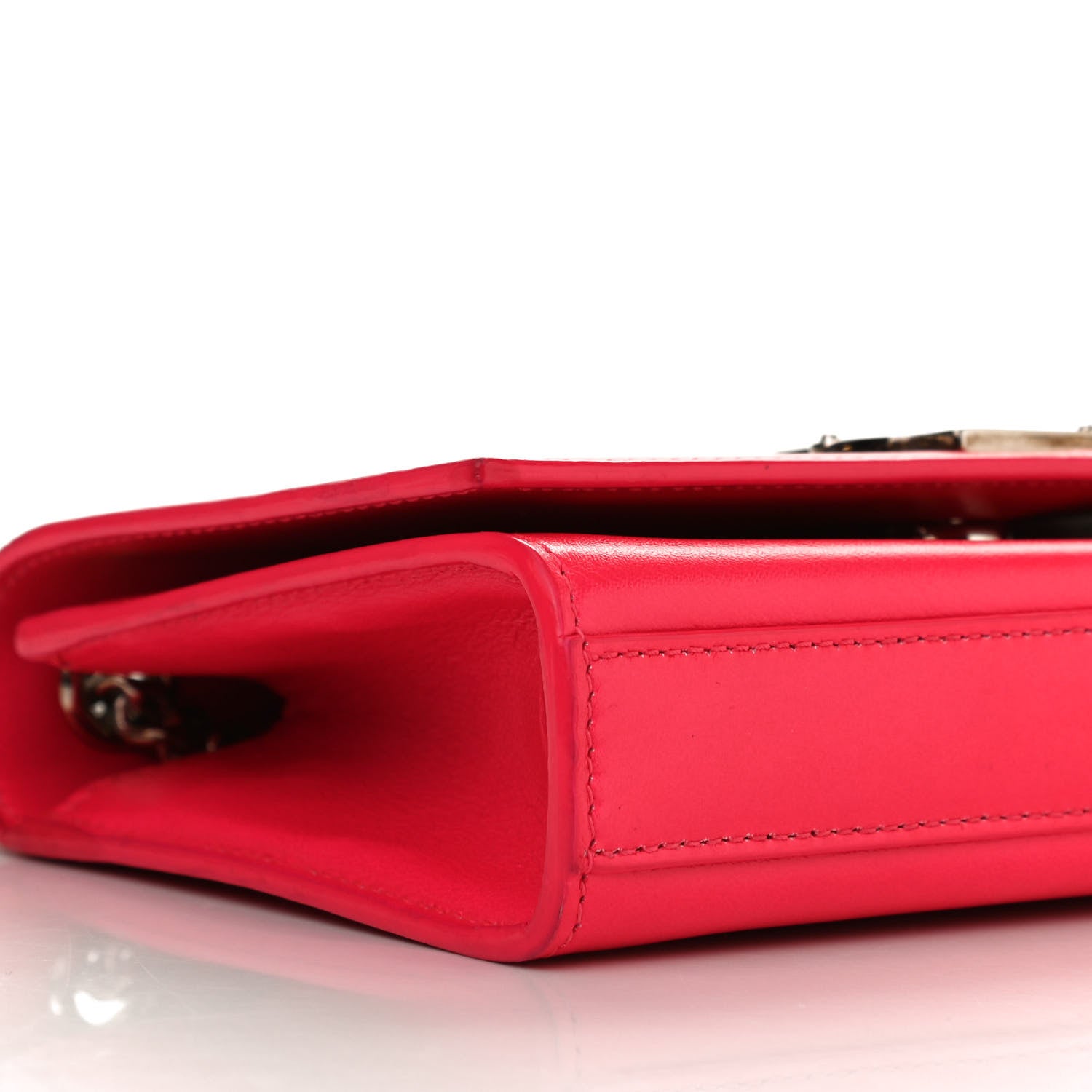 Saint Laurent Calfskin Small Classic Monogram Kate Satchel Neon Pink 7 of 9