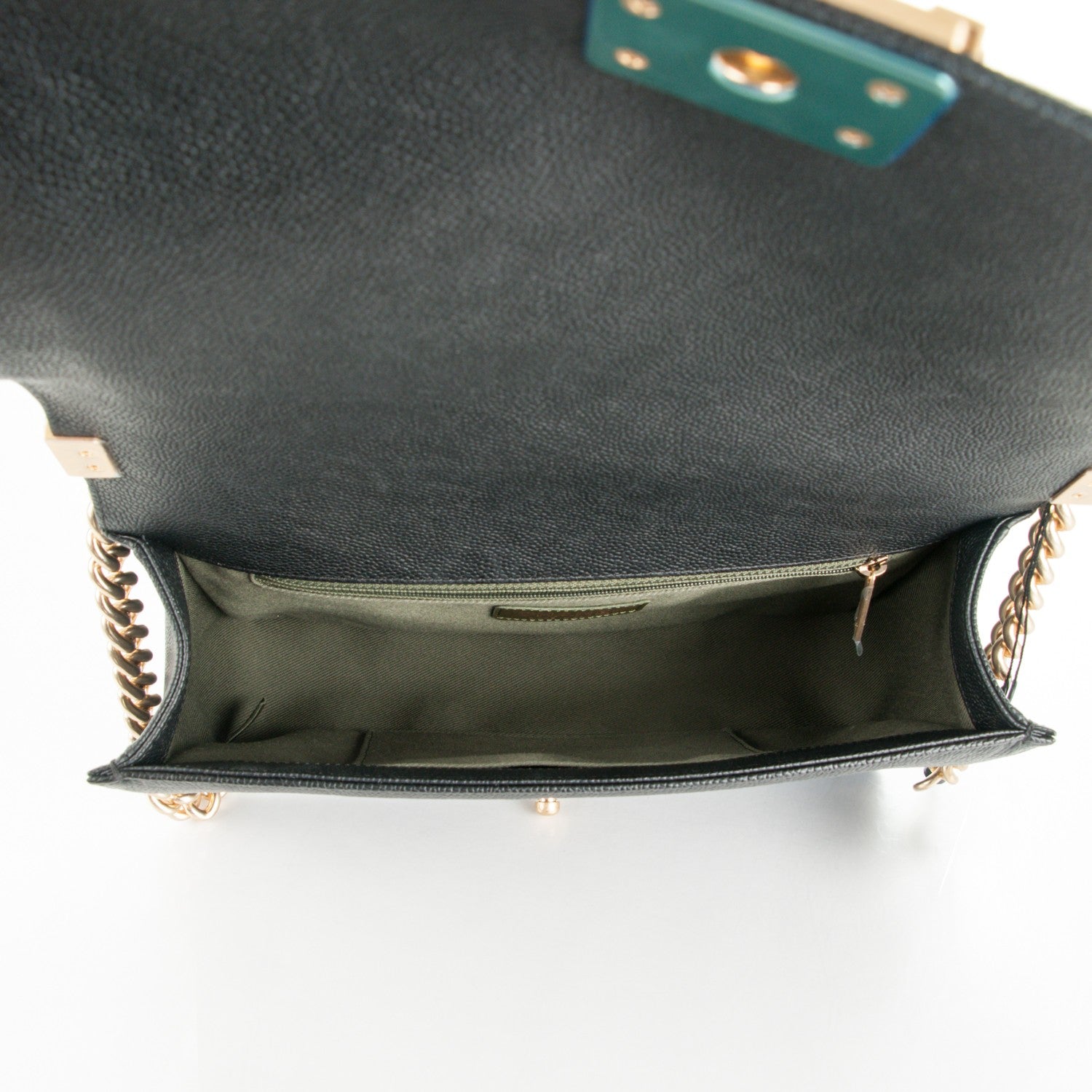 Chanel Caviar Quilted New Medium Boy Flap Black 7 of 9