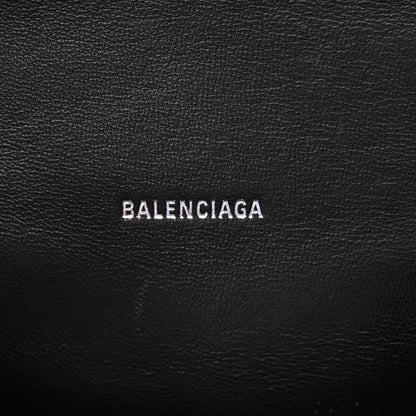 Balenciaga Velvet Jersey Hourglass Top Handle Bag XS Black 6 of 17