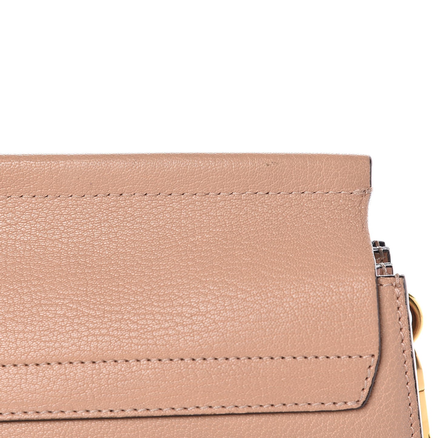 Calfskin Medium Faye Shoulder Bag Biscotti Beige