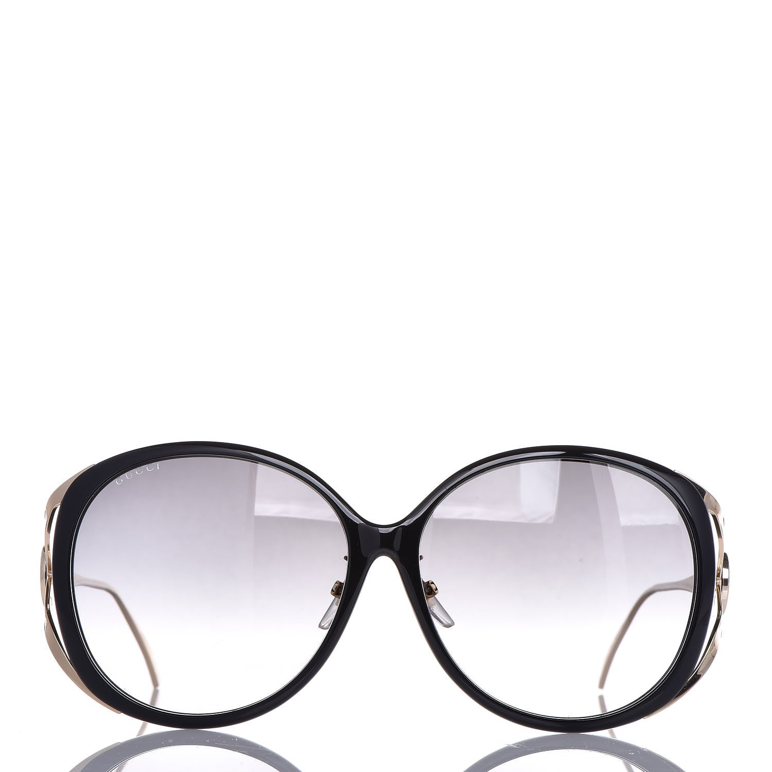 Gucci Round Frame Injected GG0226SK Sunglasses Black 3 of 6