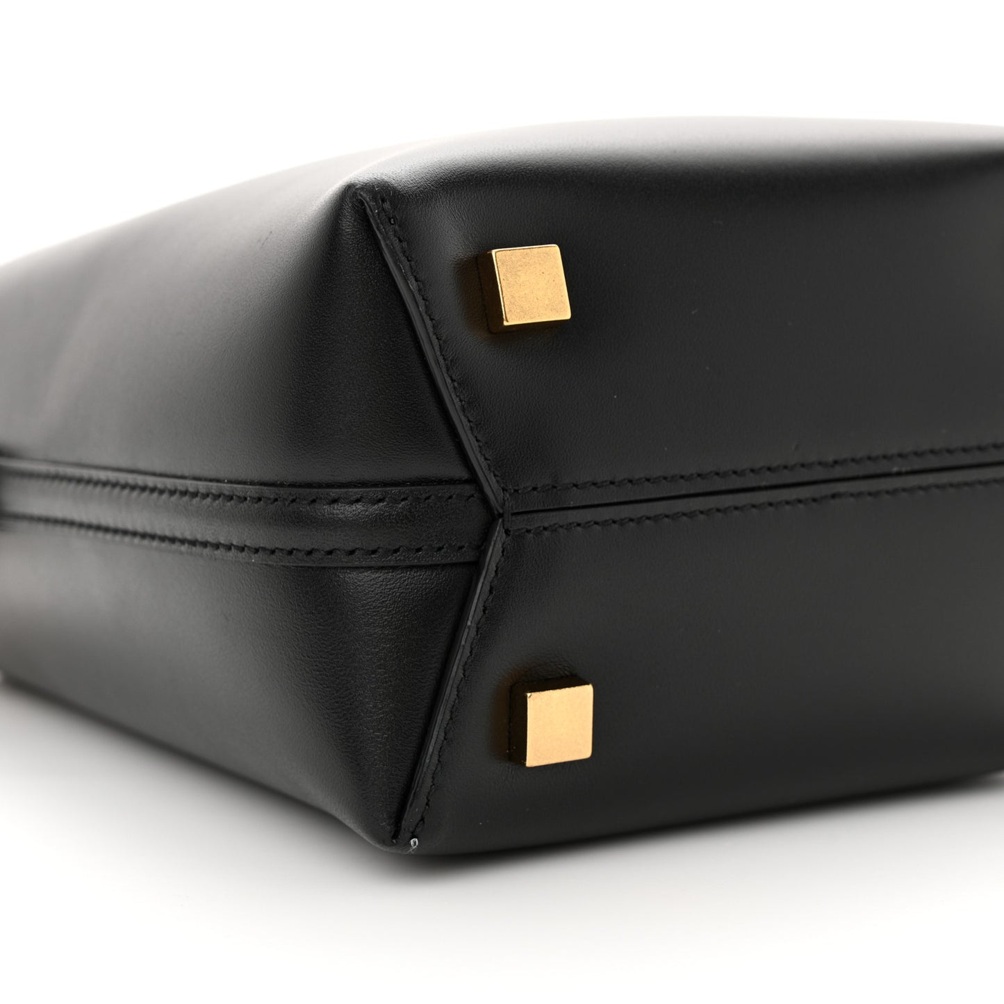 Shiny Calfskin Le 37 Mini Bucket Bag Black