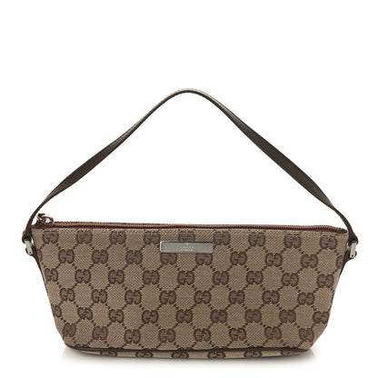 Gucci Monogram Boat Pochette Brown 1 of 9