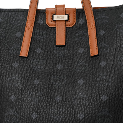 MCM Visetos Small Gunta Shopper Black 9 of 11