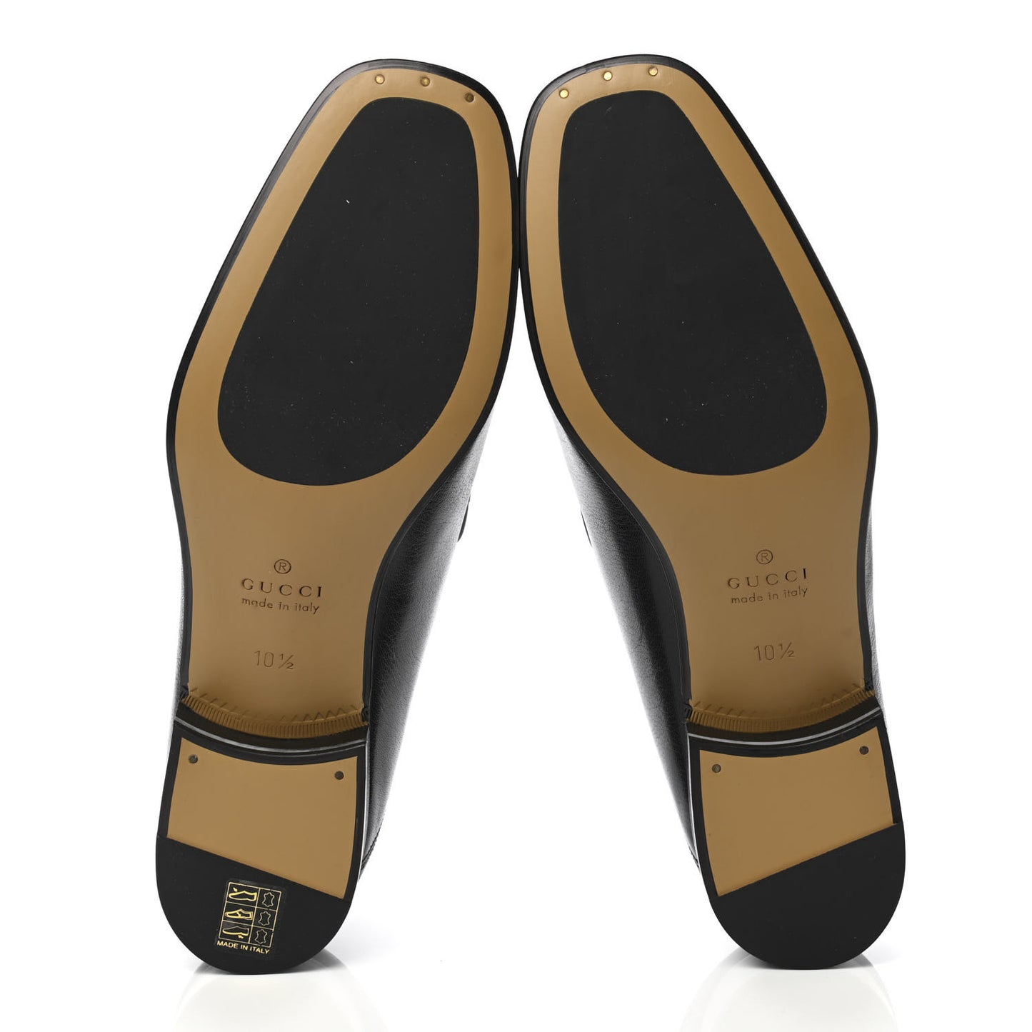 Goatskin Mens Horsebit Loafers 10.5 Black