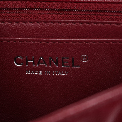 Chanel Caviar Quilted Mini Rectangular Flap Red 6 of 7