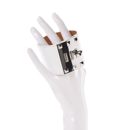 Hermes Epsom Extreme Kelly Bracelet S White 2 of 5