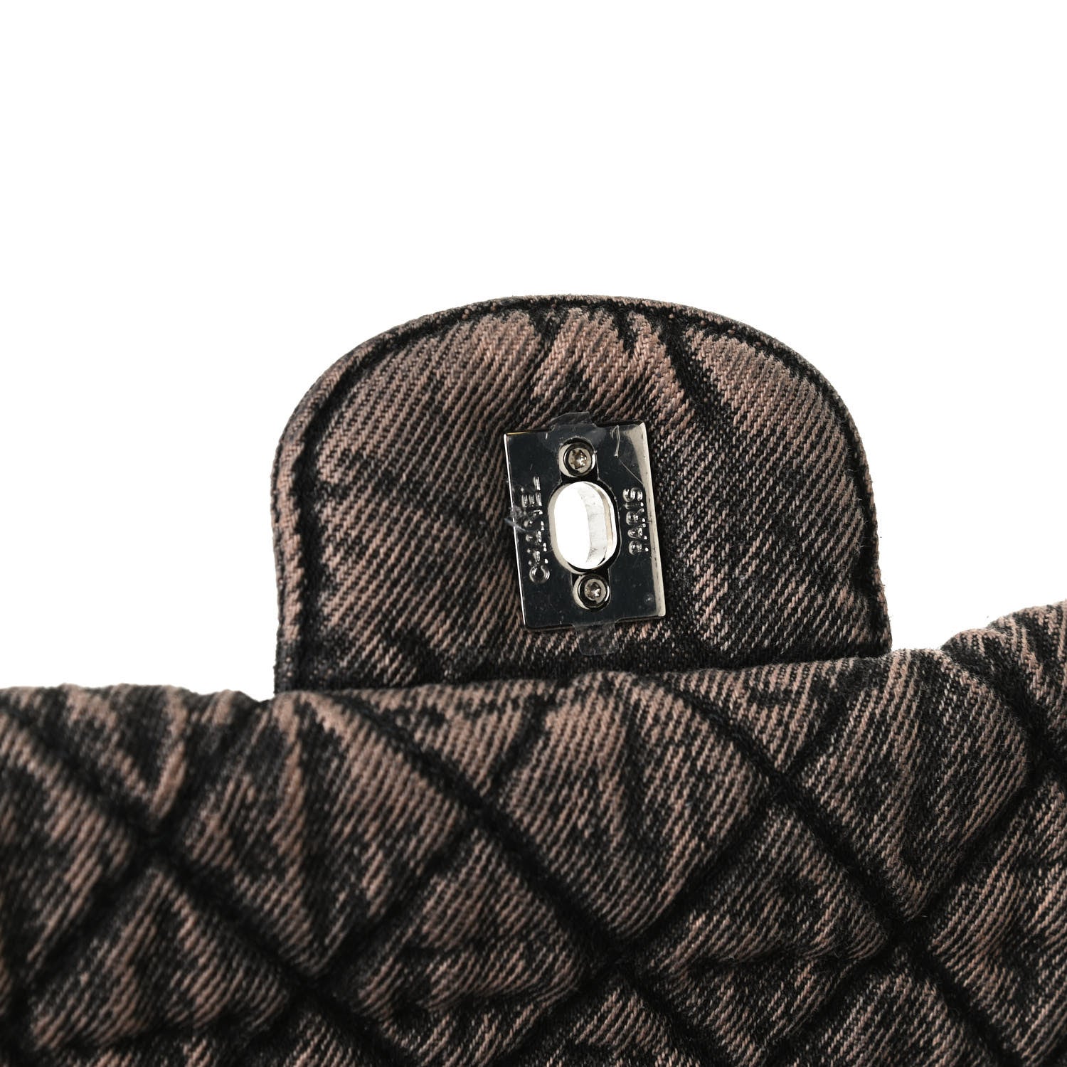 Chanel Denim Quilted Denimpression XXL Flap Rose Clair 11 of 14
