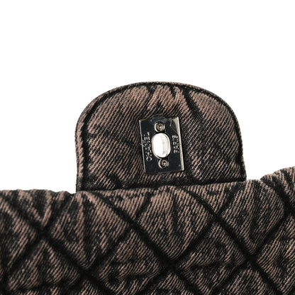Chanel Denim Quilted Denimpression XXL Flap Rose Clair 11 of 14
