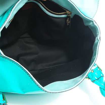 Valentino Garavani Patent Histoire Tote Turquoise 8 of 8