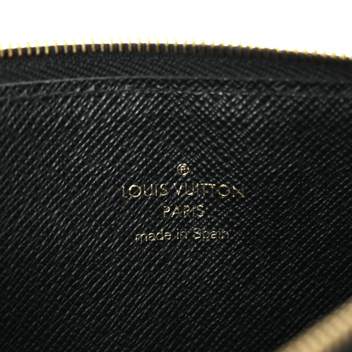 Monogram Slim Purse Black