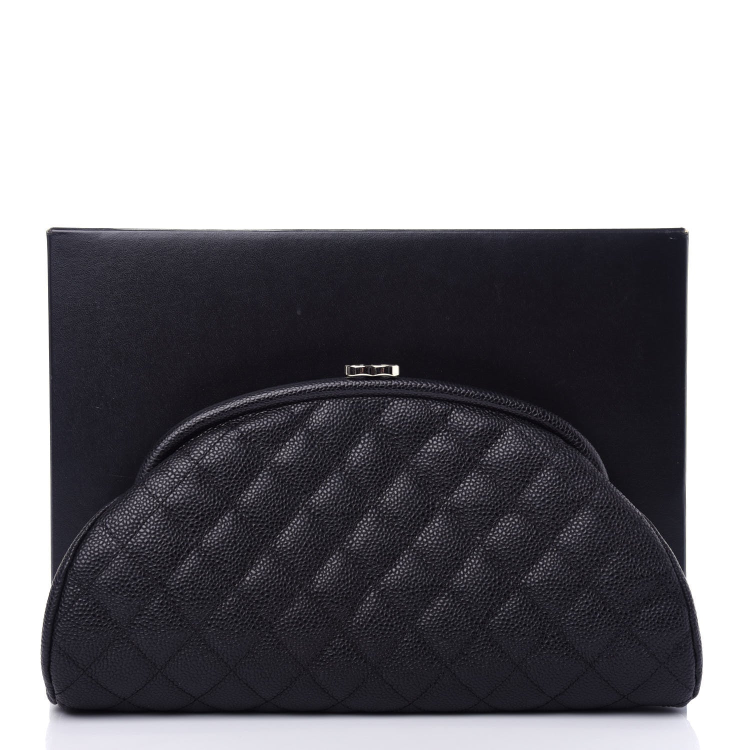Chanel Caviar Quilted Timeless Clutch Black 8 of 8