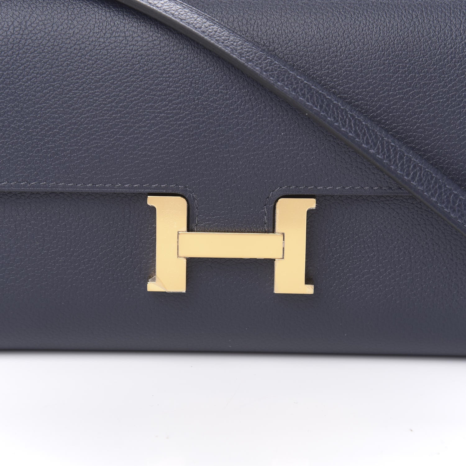 Hermes Evercolor Constance Wallet To Go Bleu Nuit 9 of 10