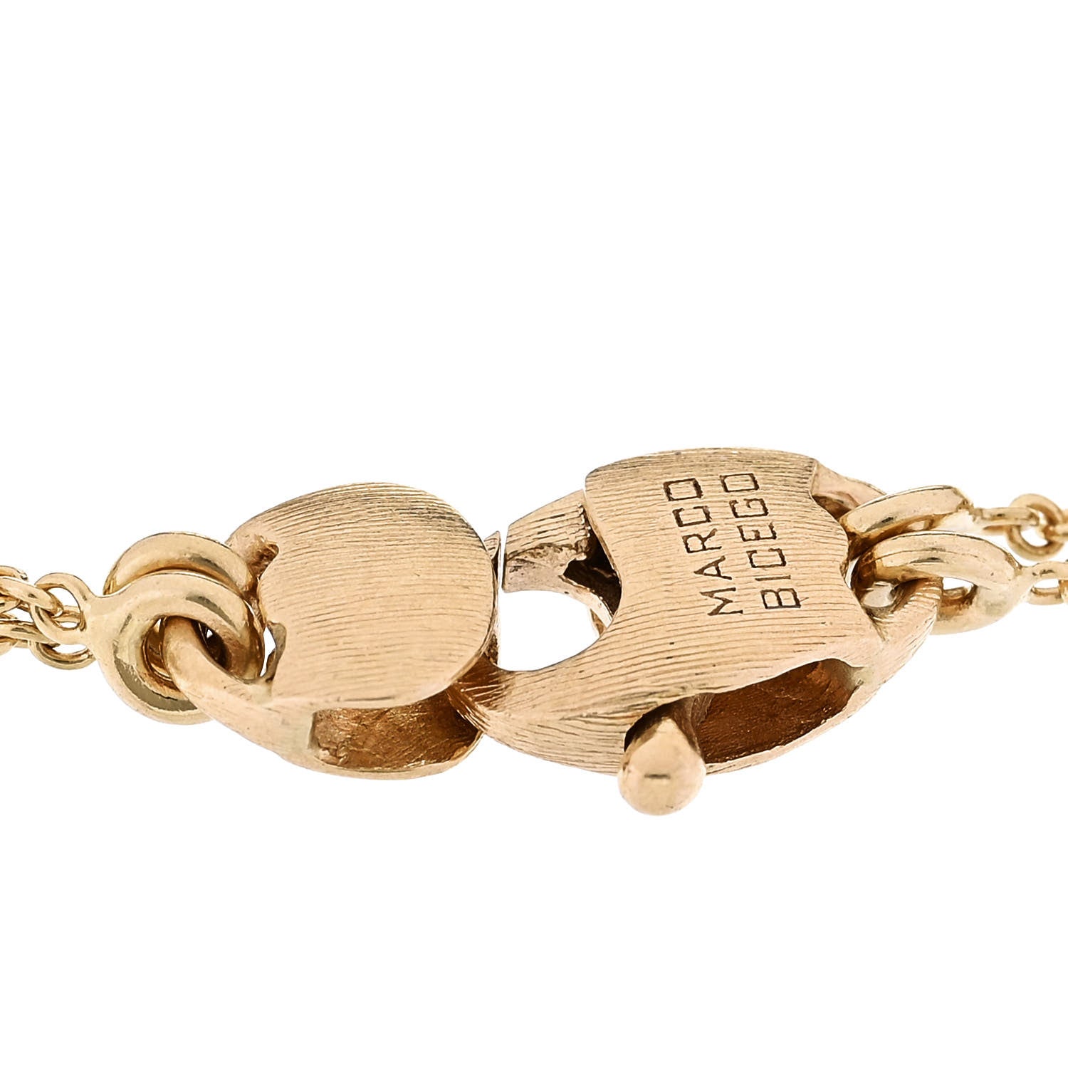 Marco Bicego 18K Yellow Gold Multi Gemstone Paradise Double Strand Bracelet 3 of 4