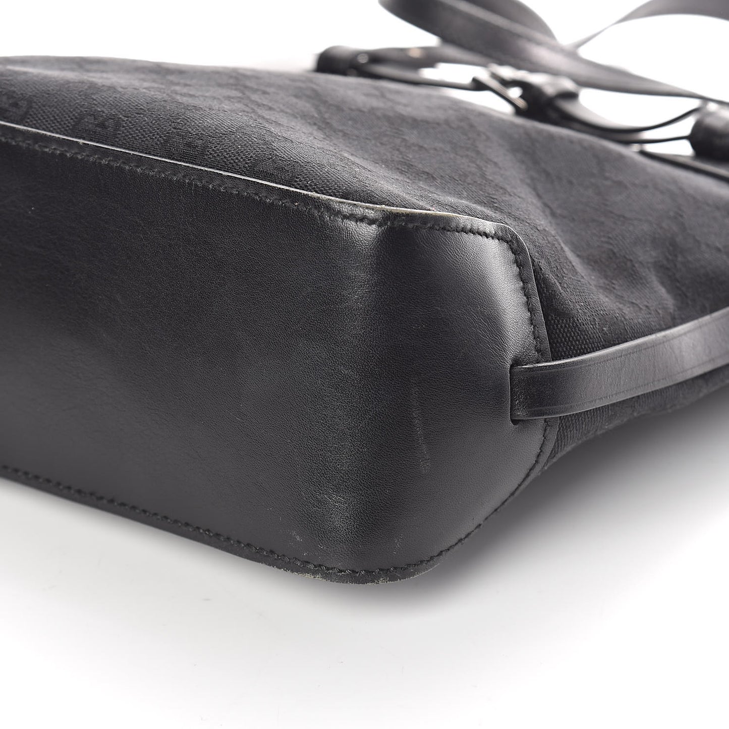 Monogram Small Bucket Tote Black