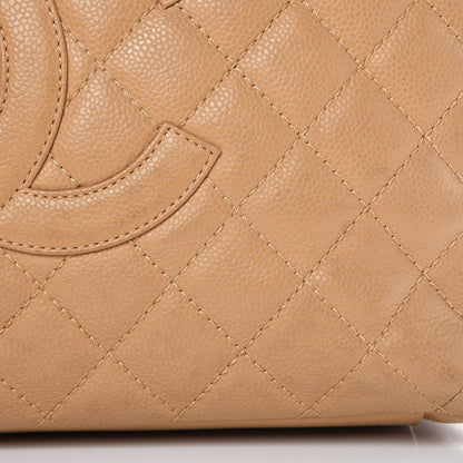 Chanel Caviar Quilted Grand Shopping Tote GST Beige 22 of 25