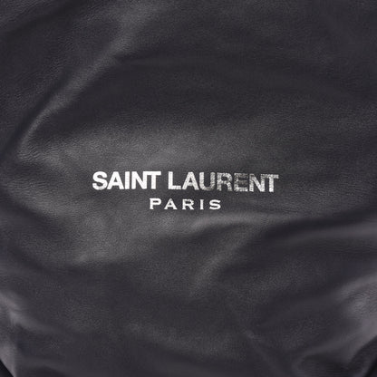 Saint Laurent Lambskin Teddy Drawstring Bag Dark Notte 11 of 11
