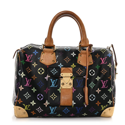 Louis Vuitton LOUIS VUITTON Monogram Multicolor Speedy 30 Black 1 of 15