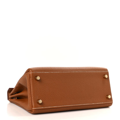 Hermes Togo Kelly Retourne 25 Gold 4 of 10