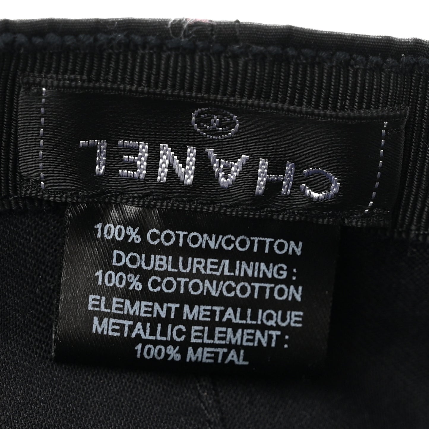 Cotton CC Cap Hat Black