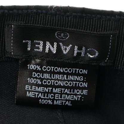Chanel Cotton CC Cap Hat Black 8 of 11