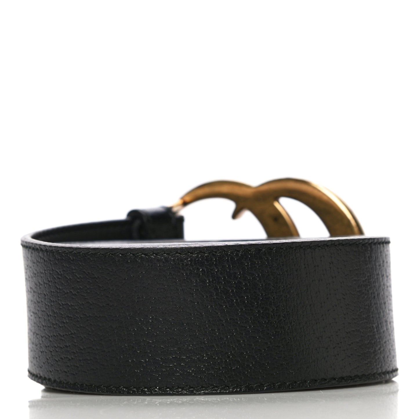 Textured Calfskin Double G 40mm Belt 95 38 Black