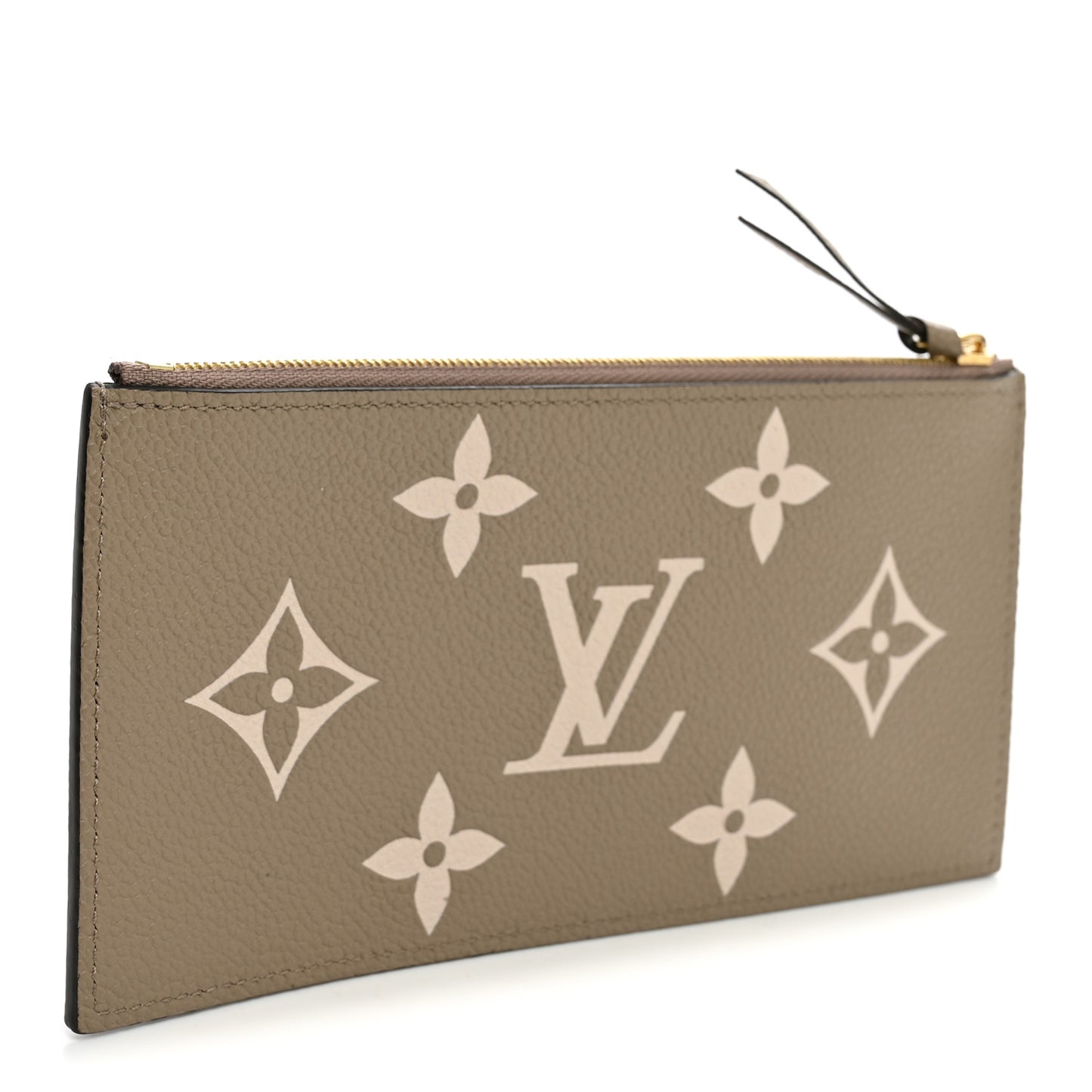 Empreinte Monogram Giant Pochette Felicie Zippered Insert Tourterelle Creme