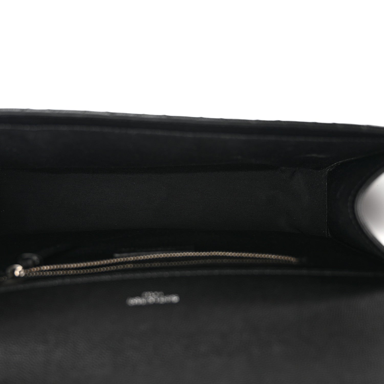 Saint Laurent Grain De Poudre Textured Mixed Matelasse Large Triquilt Monogram Satchel Black 5 of 12