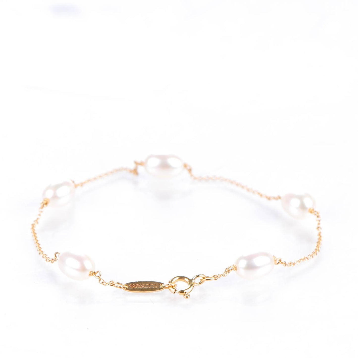 18K Yellow Gold Pearl 6-6.5mm Elsa Peretti Pearls By The Yard Bracelet